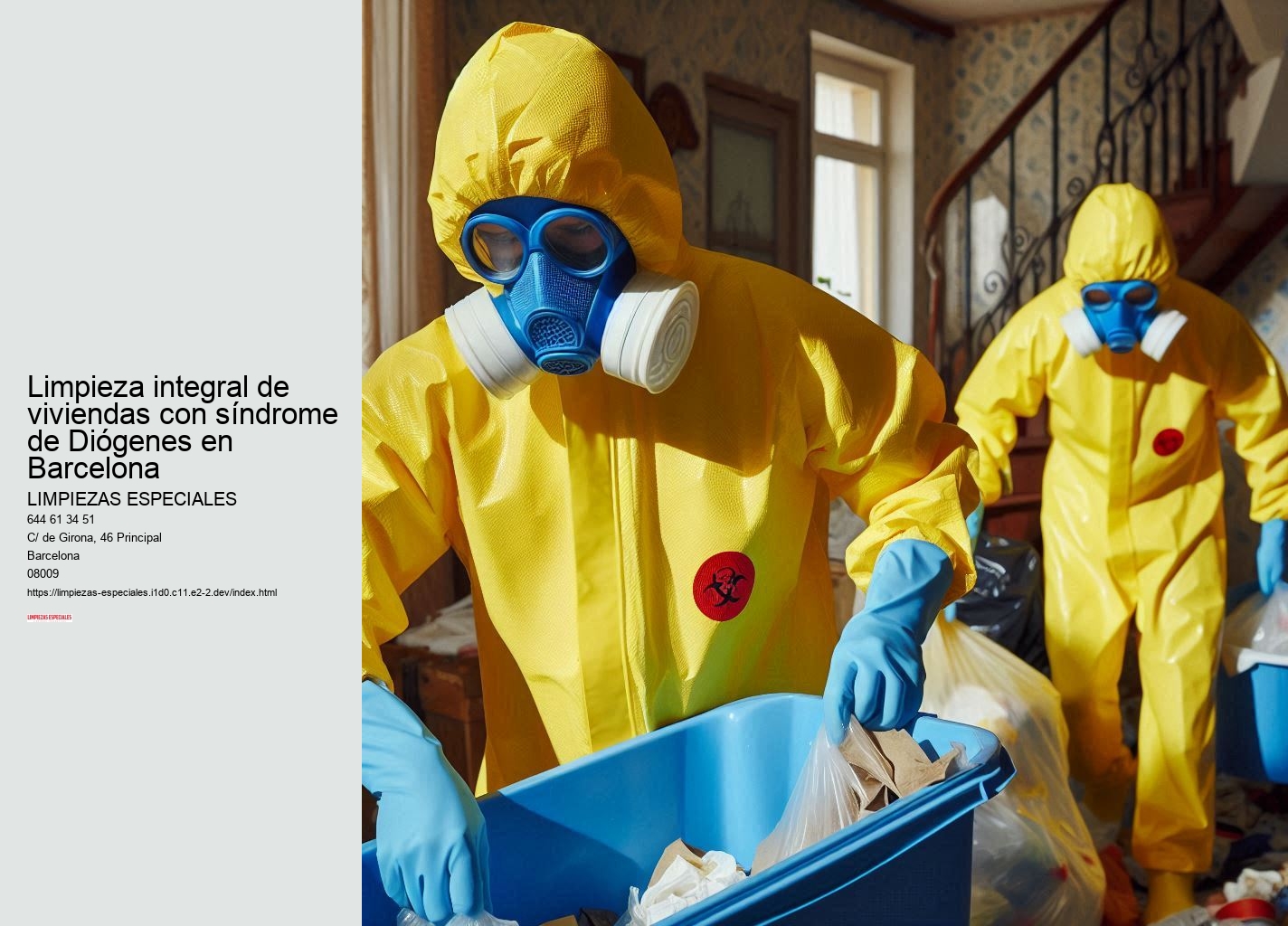 Eliminación de plagas y control de infecciones